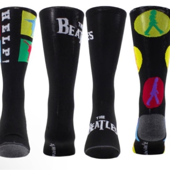 The Beatles Guitar Case Socks Set (3pc collectible set) - Picture 3 of 4